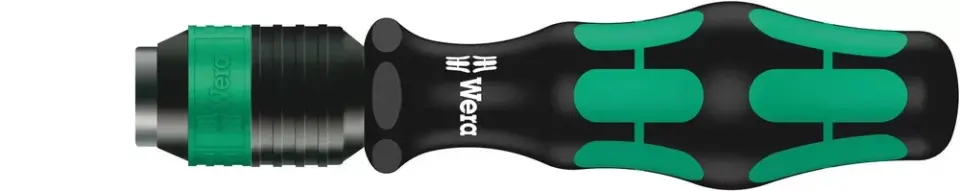 Wera 813 R Bits Tutuculu Tornavida, Rapidaptor Hızlı Uç Değiştirme Mandrenli, 1/4'' x 90 mm