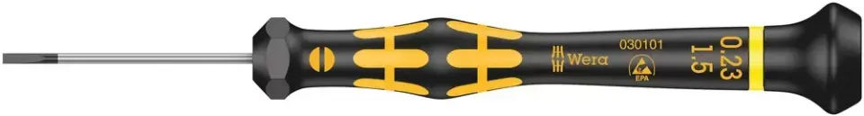 Wera 1578 A ESD Kraftform Micro Düz Tornavida, 0.23 x 1.5 x 40 mm