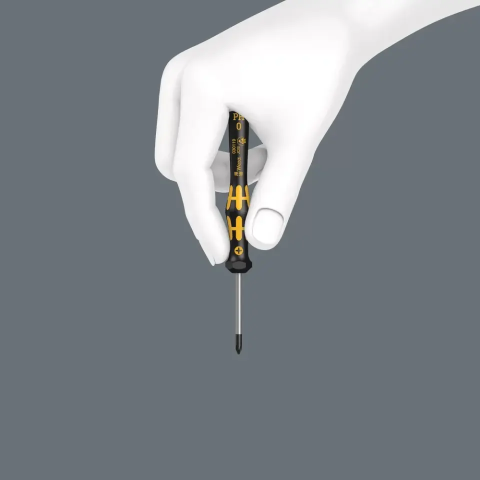 Wera 1578 A ESD Kraftform Micro Düz Tornavida, 0.23 x 1.5 x 40 mm