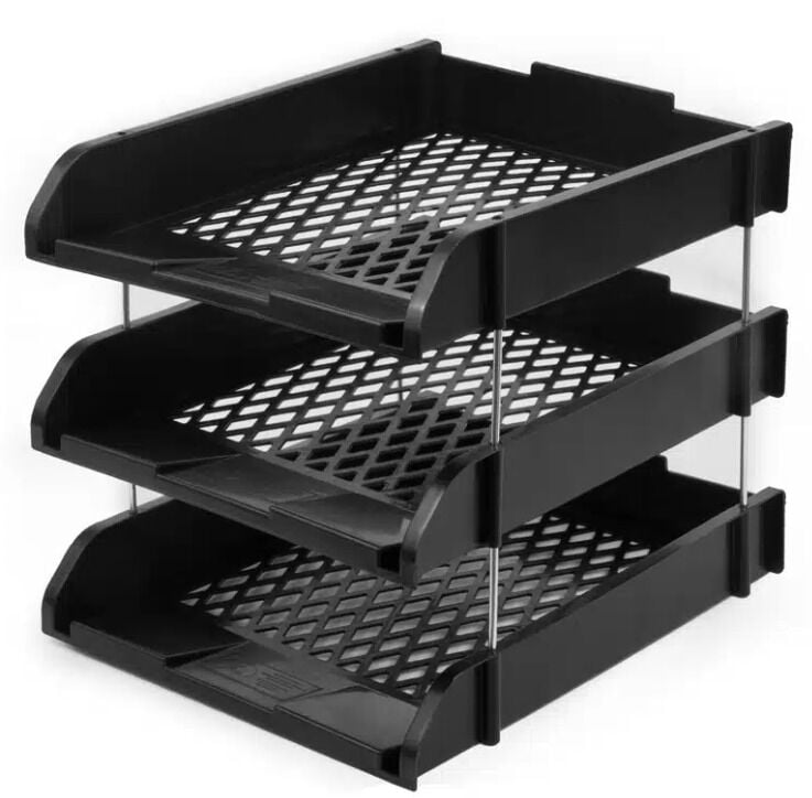 TYA4PC-SİYAH / A4 BELGE TEPSİSİ 3 LÜ PAKET