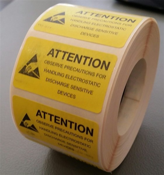 L023 ESD ETİKET 25mm X 45mm